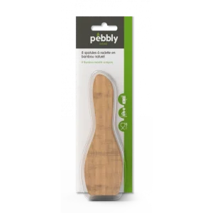 Lot 8 Spatules Raclette Bambou Pebbly en ligne vente 6