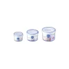 Lot De 3 Boîtes De Conservation Plastique Rondes 150 Ml – 360 Ml – 640 Ml Lock And Lock mode 8