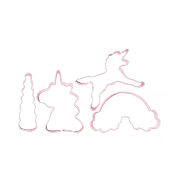 pas cher marque Lot De 4 Emporte-Pièces Licorne Scrapcooking 3