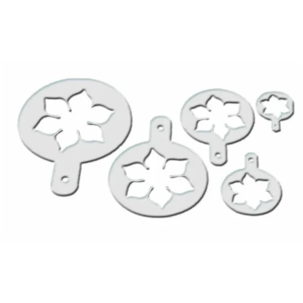 en ligne vente MALLARD FERRIERE Lot De 5 Pochoirs Plastique Fleur De Lotus Mallard Ferrière 1