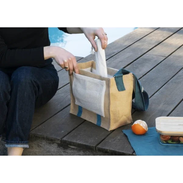 Lunch Bag à Bandoulière Avec Set De Table Pebbly magasin en ligne france 4