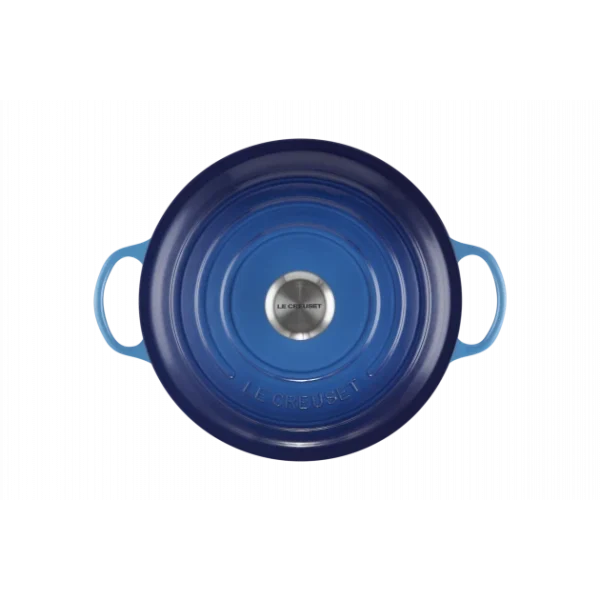 Marmite En Fonte 26 Cm Azur Le Creuset Signature offre spéciale 4