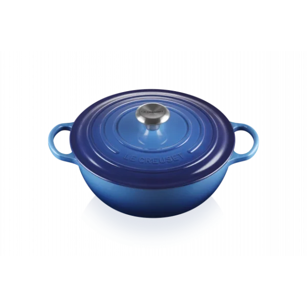 Marmite En Fonte 26 Cm Azur Le Creuset Signature offre spéciale 1