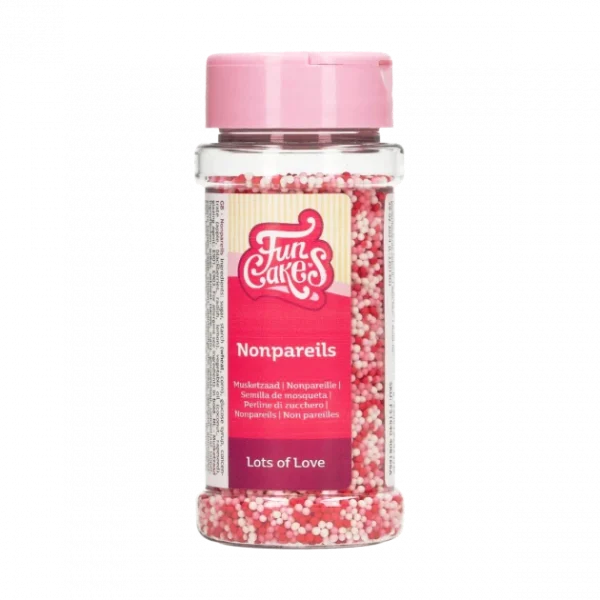 en ligne vente Mélange Mini-billes Rouges, Roses Et Blanches 80 G Funcakes 1