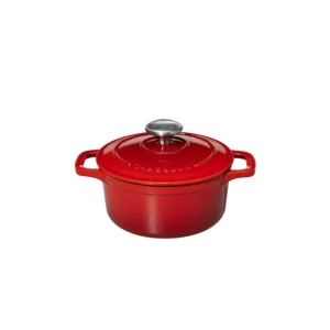 magasins pas chers Mini Cocotte En Fonte Ronde 12 Cm Rubis Chasseur 10