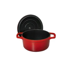 magasins pas chers Mini Cocotte En Fonte Ronde 12 Cm Rubis Chasseur 12