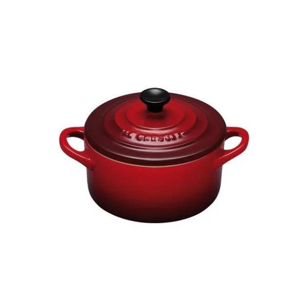 à prix d'occasion Mini Cocotte Ronde Céramique Cerise 10 Cm 0.25 L Le Creuset 1