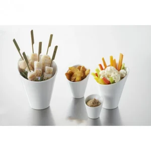 site soldes Mini Cornet De Frites Blanc 5cl French Classique Revol 12