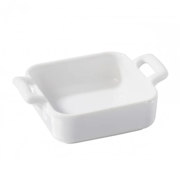 ultratendance Mini Ramequin Carré Blanc 7×7 Cm Belle Cuisine Revol 1