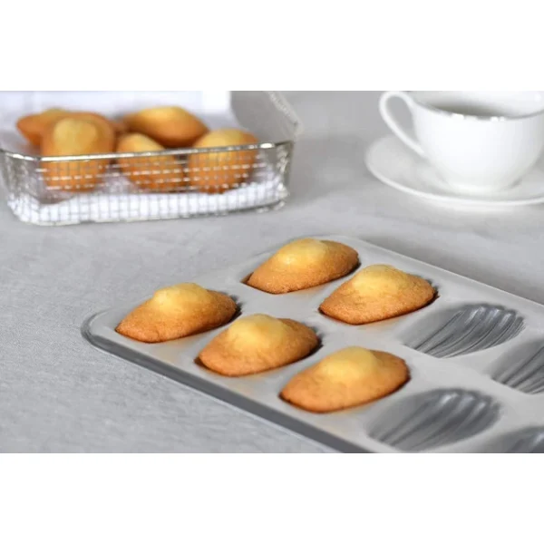 Moule 12 Madeleines Fer Blanc Gobel marques pas cher 3