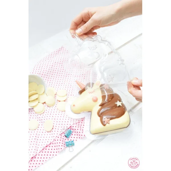 Moule 3D Chocolat Licorne Scrapcooking garantis authentique 5