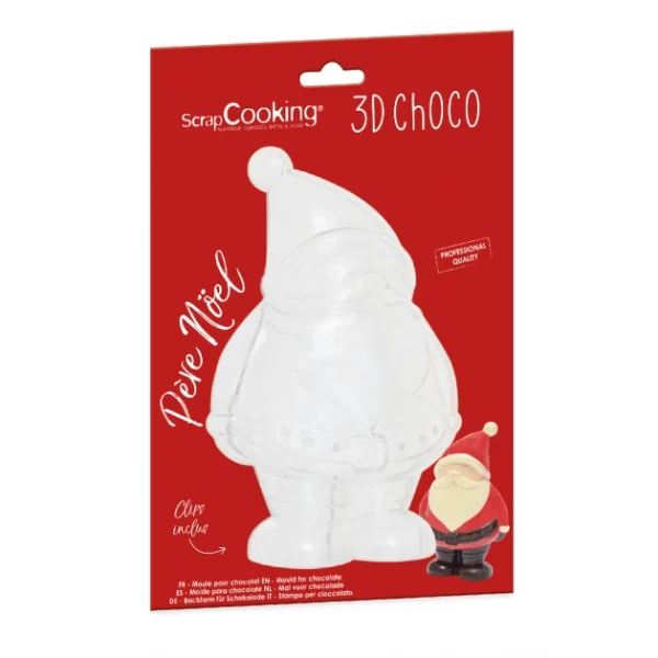 mode pas chere Moule 3D Chocolat Père Noël Scrapcooking 1