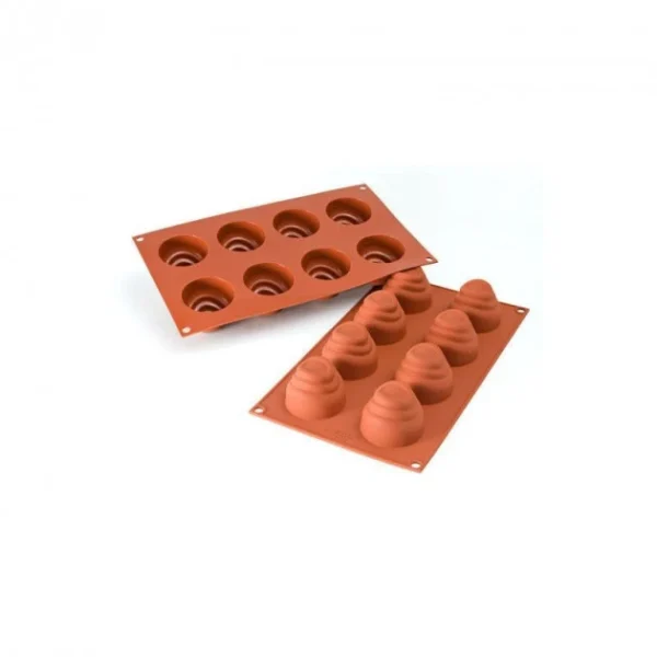 MALLARD FERRIERE Moule 8 Dômes Spirales En Silicone remise en ligne 1