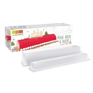 Moule à Bûche Avec Insert Plastique – Scrapcooking prix le plus bas 8