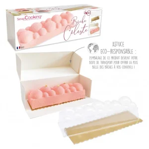 boutiqued en ligne Moule à Bûche Céleste Scrapcooking 7