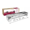 Moule à Bûche De Noël XXL Inox 45 Cm Scrapcooking france en ligne 5