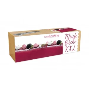 Moule à Bûche De Noël XXL Inox 45 Cm Scrapcooking france en ligne 11