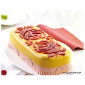 MALLARD FERRIERE Moule à Cake Silicone Avec Roses 300x145mm Satisfait ou Remboursé 6