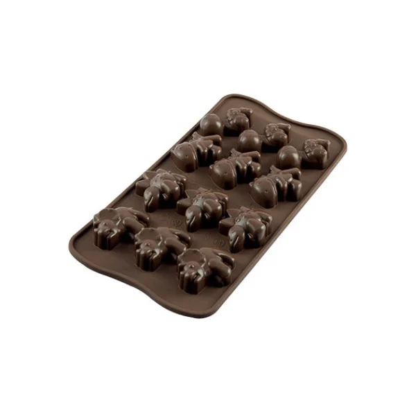 Moule à Chocolat 12 Dinosaures Easy Choc – Silicone Spécial Chocolat Neuve avec étiquette 1