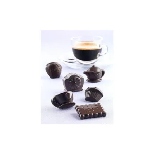 remise en ligne Moule à Chocolat 12 Sujets Tea Time Easy Choc – Silicone Spécial Chocolat 7