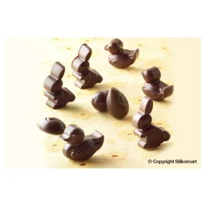 boutiqued pas cher Moule à Chocolat 14 Sujets De Pâques Easy Choc – Silicone Spécial Chocolat 8