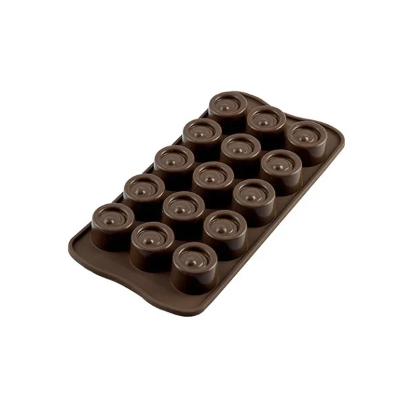 Moule à Chocolat 15 Ronds Easy Choc – Silicone Spécial Chocolat offre spéciale 1