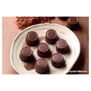 Livraison Standard/Rapide Moule à Chocolat 15 Ronds Nervurés Easy Choc – Silicone Spécial Chocolat 8