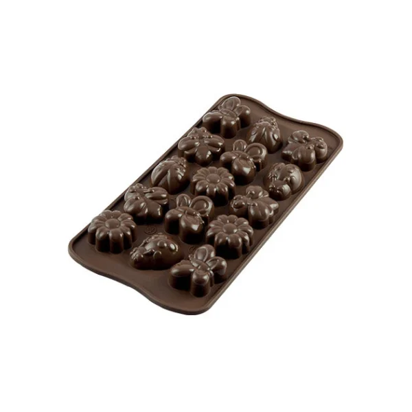 Moule à Chocolat 15 Sujets Spring Life Easy Choc – Silicone Spécial Chocolat boutique en ligne france 1