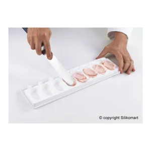 Prestation Et Rapide Moule à Glace Silicone 16 Mini Esquimaux Avec Bâtonnets SilikoMart 12