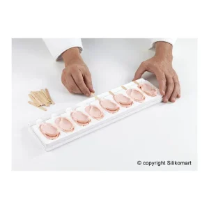 Prestation Et Rapide Moule à Glace Silicone 16 Mini Esquimaux Avec Bâtonnets SilikoMart 14