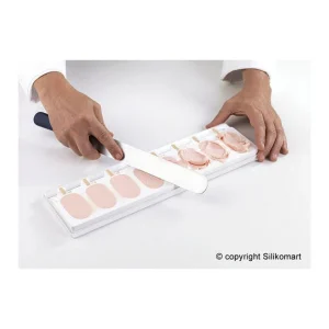 Prestation Et Rapide Moule à Glace Silicone 16 Mini Esquimaux Avec Bâtonnets SilikoMart 16