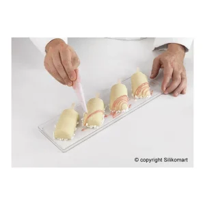 guranteed de qualité Moule à Glace Silicone Tango 12 Empreintes Avec Bâtonnets SilikoMart 10