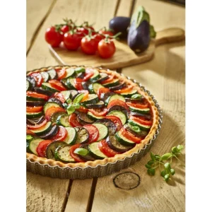 qualité d’originales Moule à Tarte Cannelée Inox Perforé Amovible Ø 28 Cm X H 2,5 Cm De Buyer 11