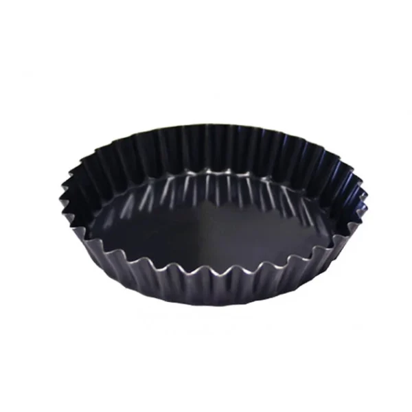 achat pas cher Moule à Tartelette Tôle Bleue Ø 14 Cm X H 2 Cm De Buyer 1