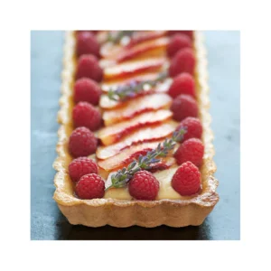 Moule Anti Adhésif Tarte Rectangle Fond Amovible 20 X 8 Cm X H 2,7 Cm De Buyer vente pas cher 7