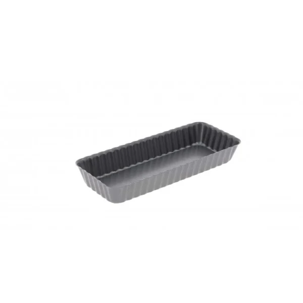 Moule Anti Adhésif Tarte Rectangle Fond Amovible 20 X 8 Cm X H 2,7 Cm De Buyer vente pas cher 4