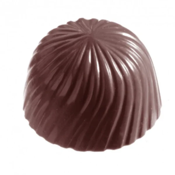 Moule Bonbon Chocolat Rond Strié (x24) Chocolate World Meilleur Prix Garanti 1