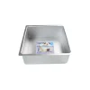 achat pas cher Moule Carré 10 X 10 Cm H.10 Cm Aluminium PME 5