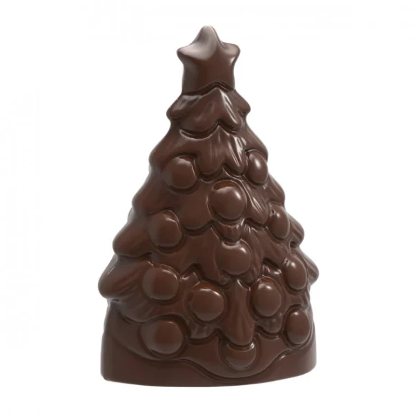 Moule Chocolat Arbre De Noël 9 X 5,9 Cm (x4) Chocolate World exclusivement disponibles 3