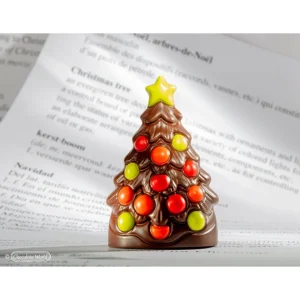 Moule Chocolat Arbre De Noël 9 X 5,9 Cm (x4) Chocolate World exclusivement disponibles 9