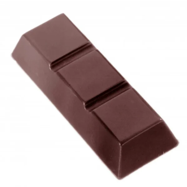 en ligne officielle Moule Chocolat Barre 3 Carrés (x15) Chocolate World 1