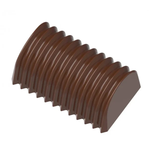 soldes officiel Moule Chocolat Bûche Plissée 35,5 Mm (x24) Chocolate World 1