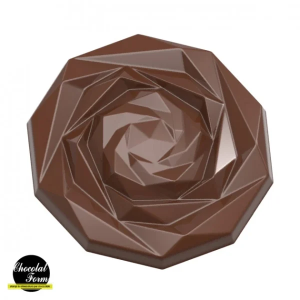 Moule Chocolat Caraque Rose 4,5 Cm (x10) Chocolat Form marque pas cher en ligne 1