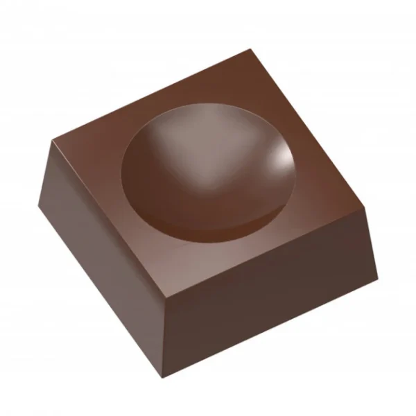 Moule Chocolat Carré Creux 43 Mm (x10) Chocolate World fashioniable 1