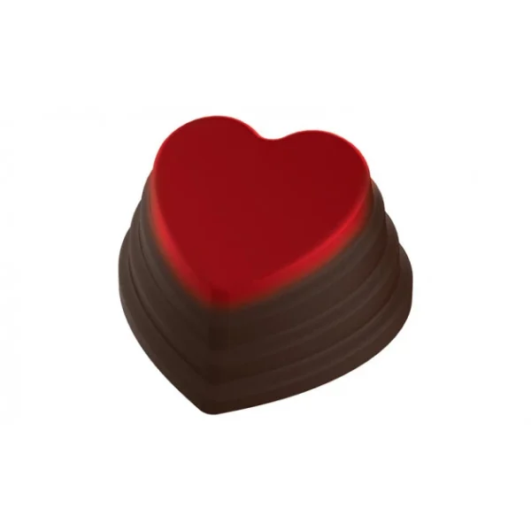 Moule Chocolat Coeur Empilé 35 Mm (x24) Pop Chocolat marque pas cher en ligne 1