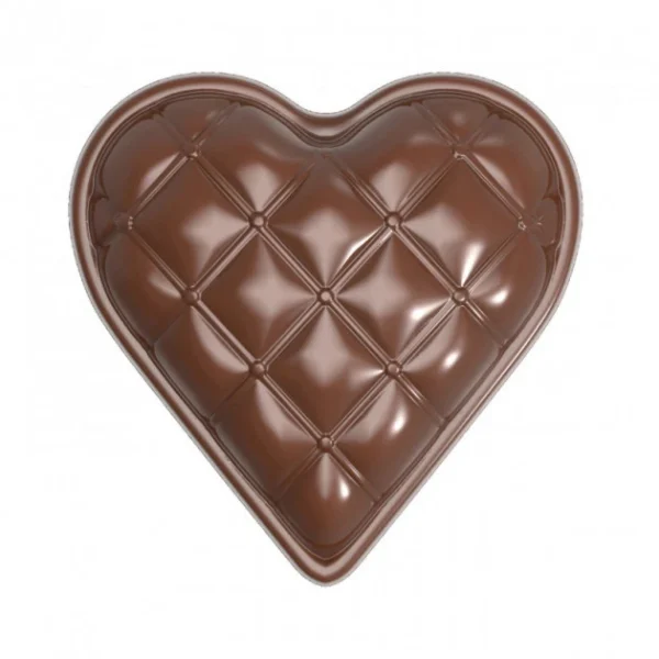 Moule Chocolat Coeur Matelassé 33 Mm (x18) Chocolate World luxe soldes 1