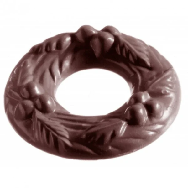 Moule Chocolat Couronne De Noël (x10) Chocolate World en vente 1