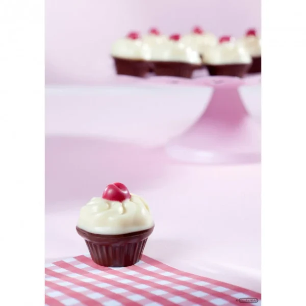 Acheter Maintenant Moule Chocolat Cupcake (x18) Chocolate World 3