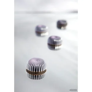 soldes Moule Chocolat Demi Sphère Plissée Evasée 30,5 Mm (x21) Chocolate World 6