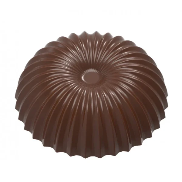 grande popularité Moule Chocolat Demi Sphère Plissée Evasée 46,5 Mm (x10) Chocolate World 1